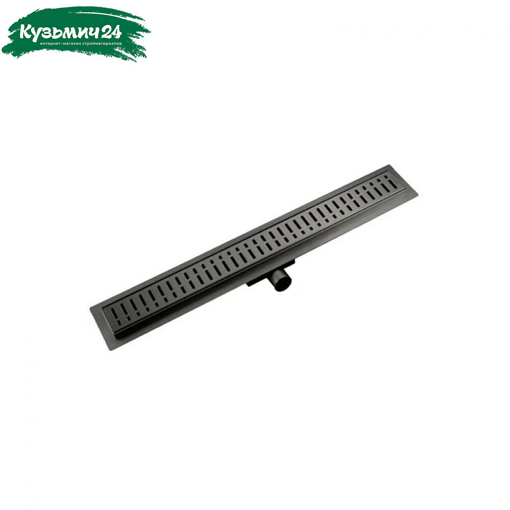 Трап душевой Gappo 70х700 оружейная сталь G87007-39