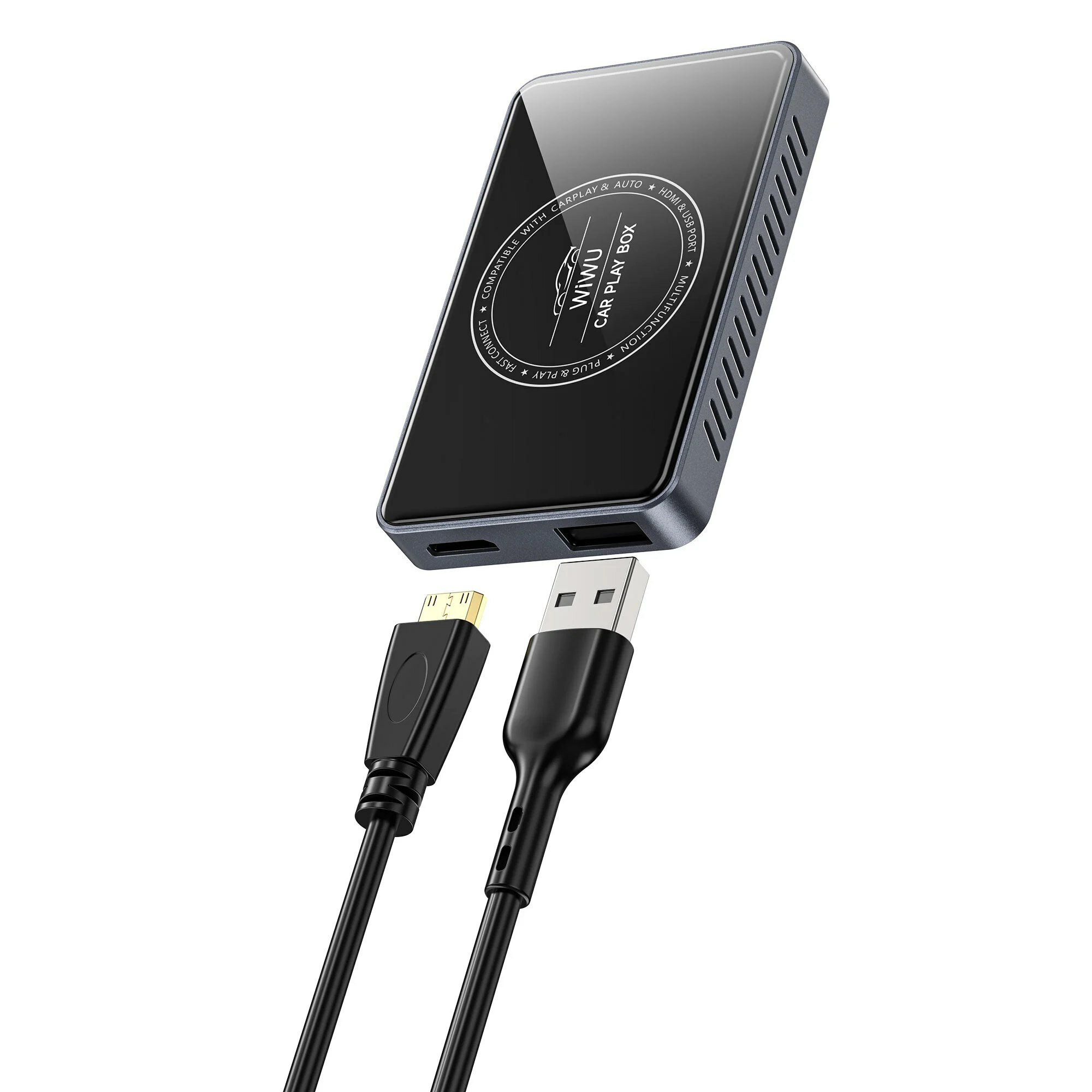 Беспроводной адаптер Carplay WiWU Wi-CP004 объединяющее три системы: Android OS CarPlay и Android Auto