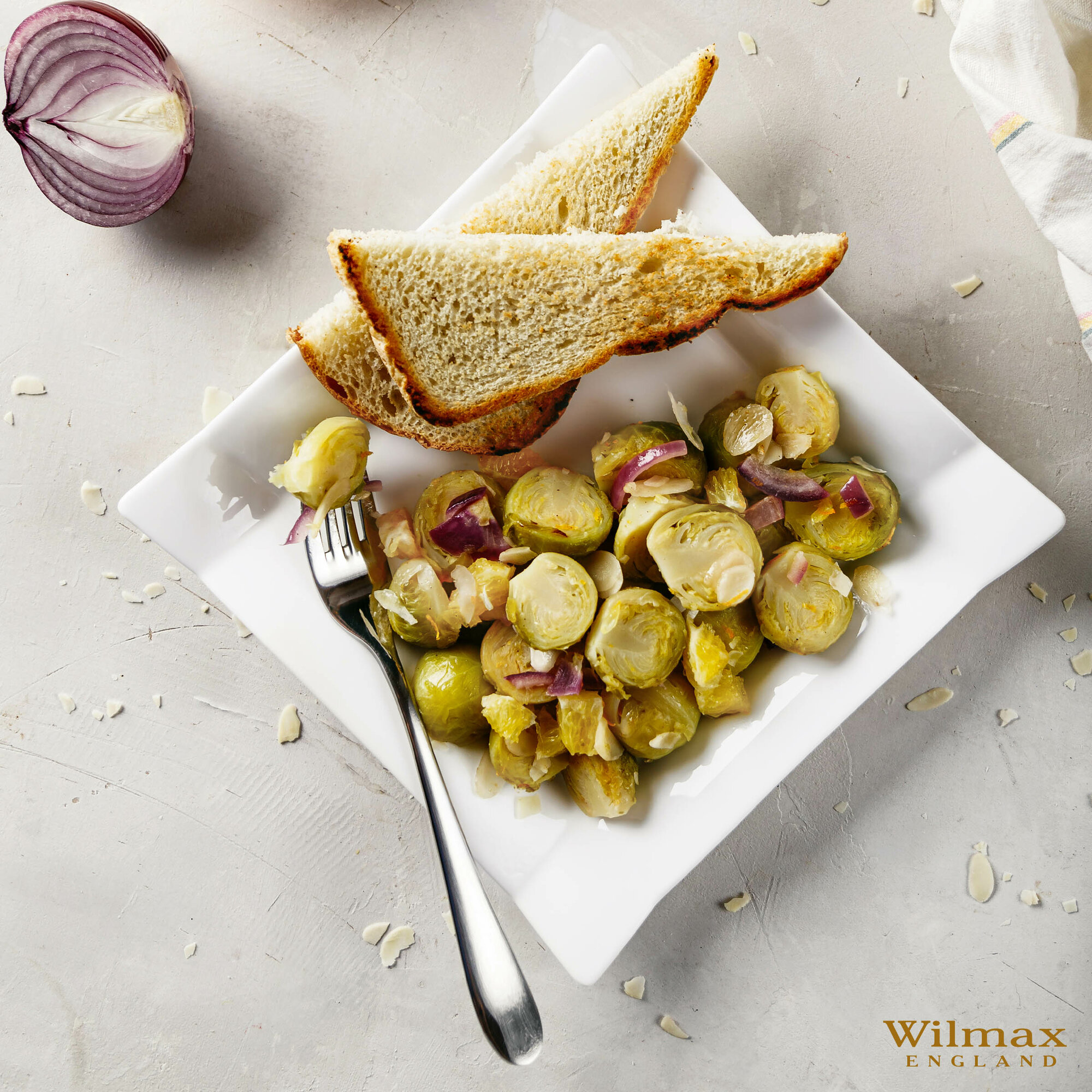 Тарелка десертная 20x20 см WL‑991231/A — фото 1