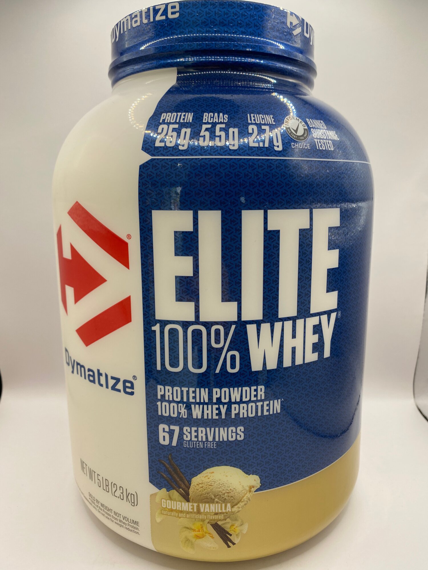 Сывороточный протеин высшего качества Dymatize Nutrition Elite 100% Whey protein 2,3 кг, со вкусом Ваниль