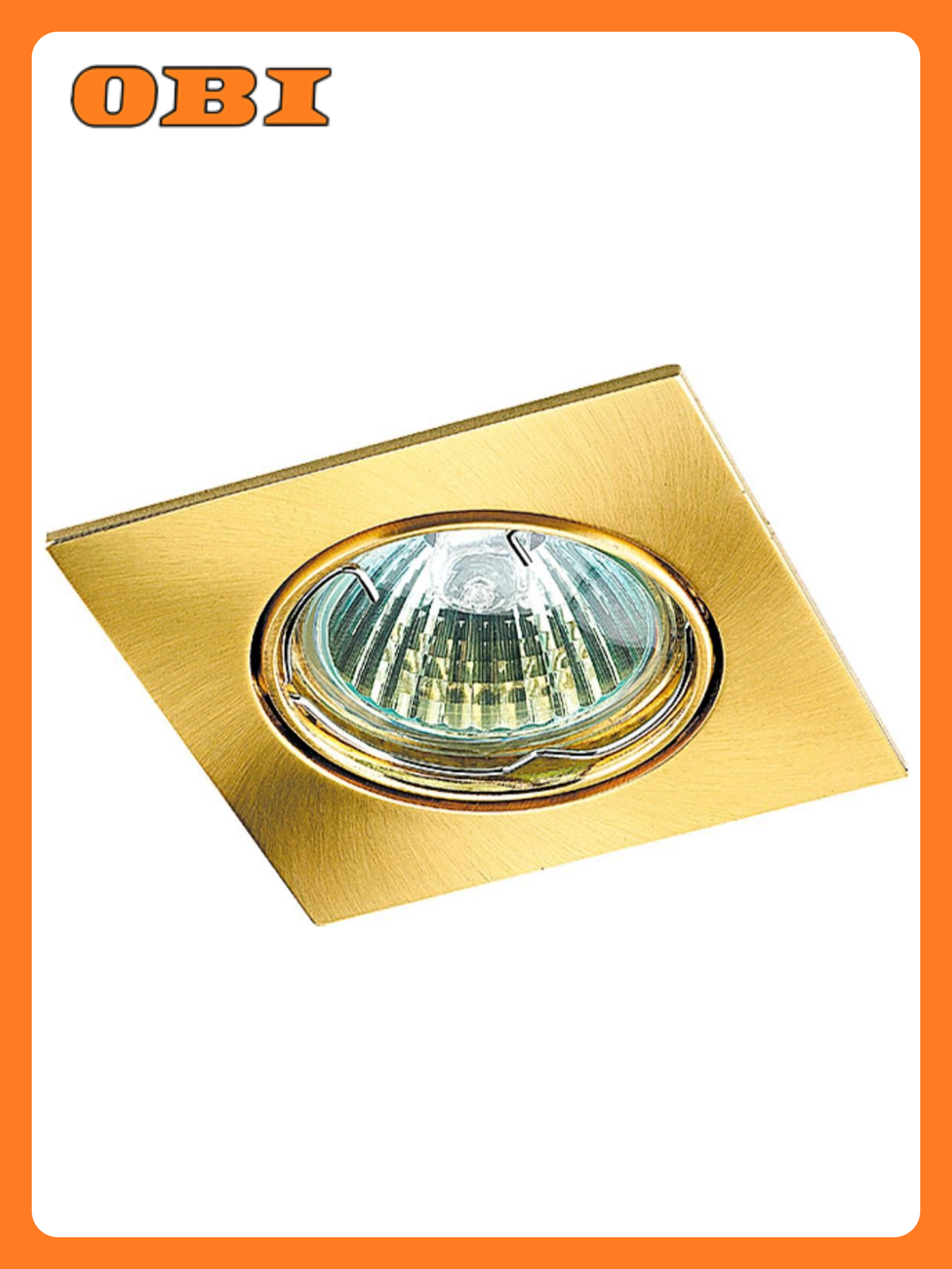 369107 SPOT NT09 307 матовое золото Встраиваемый светильник цоколь GU5.3