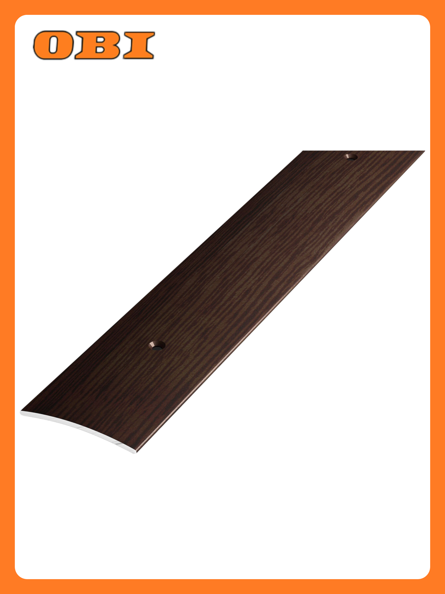 Порог одноуровневый лука ПС 04 900.095 дуб венге алюминий 900х445 мм