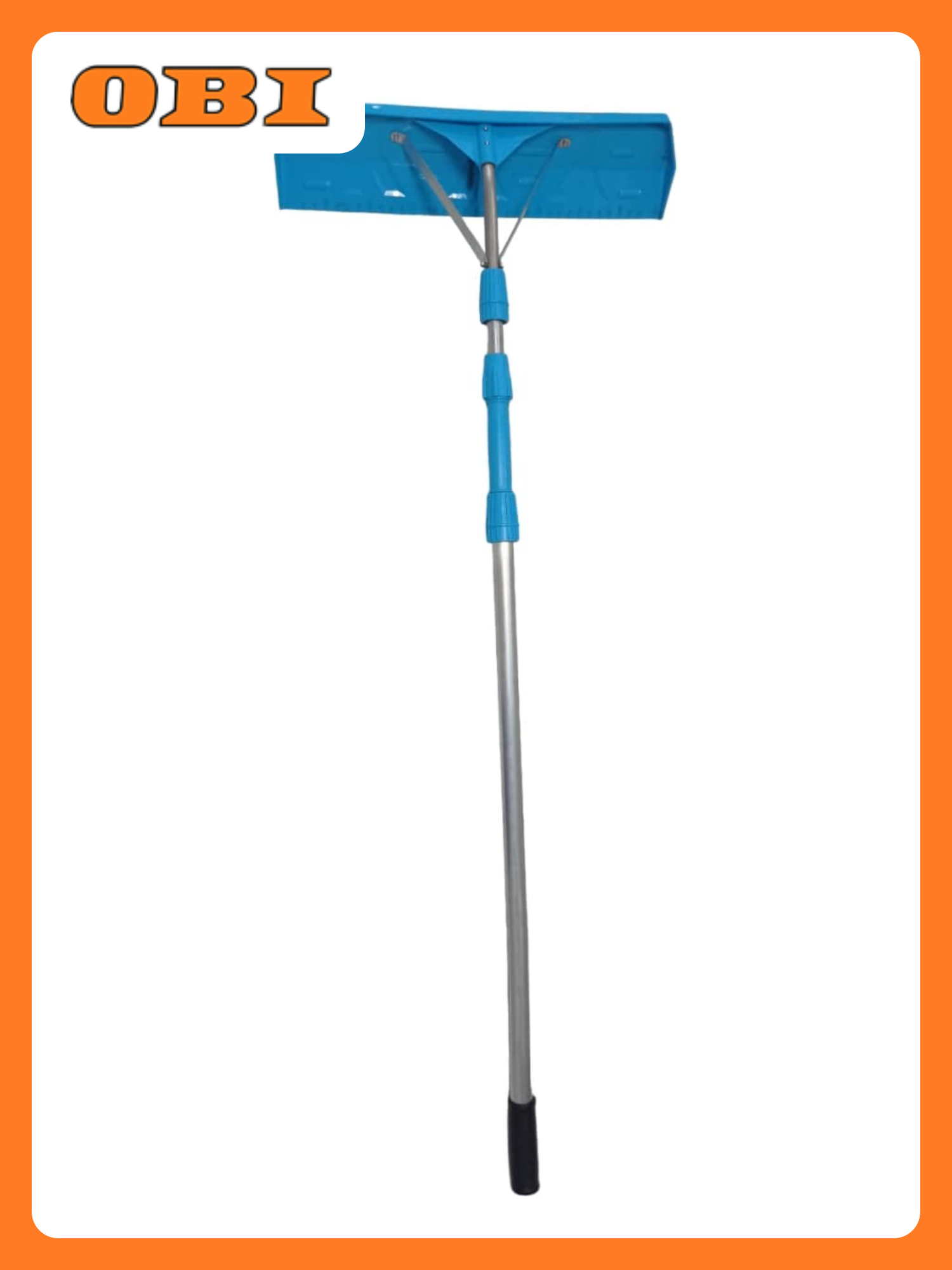 Скрепер Инструм-Агро для уборки снега с крыш Мистраль с телескопической ручкой 100323 58м