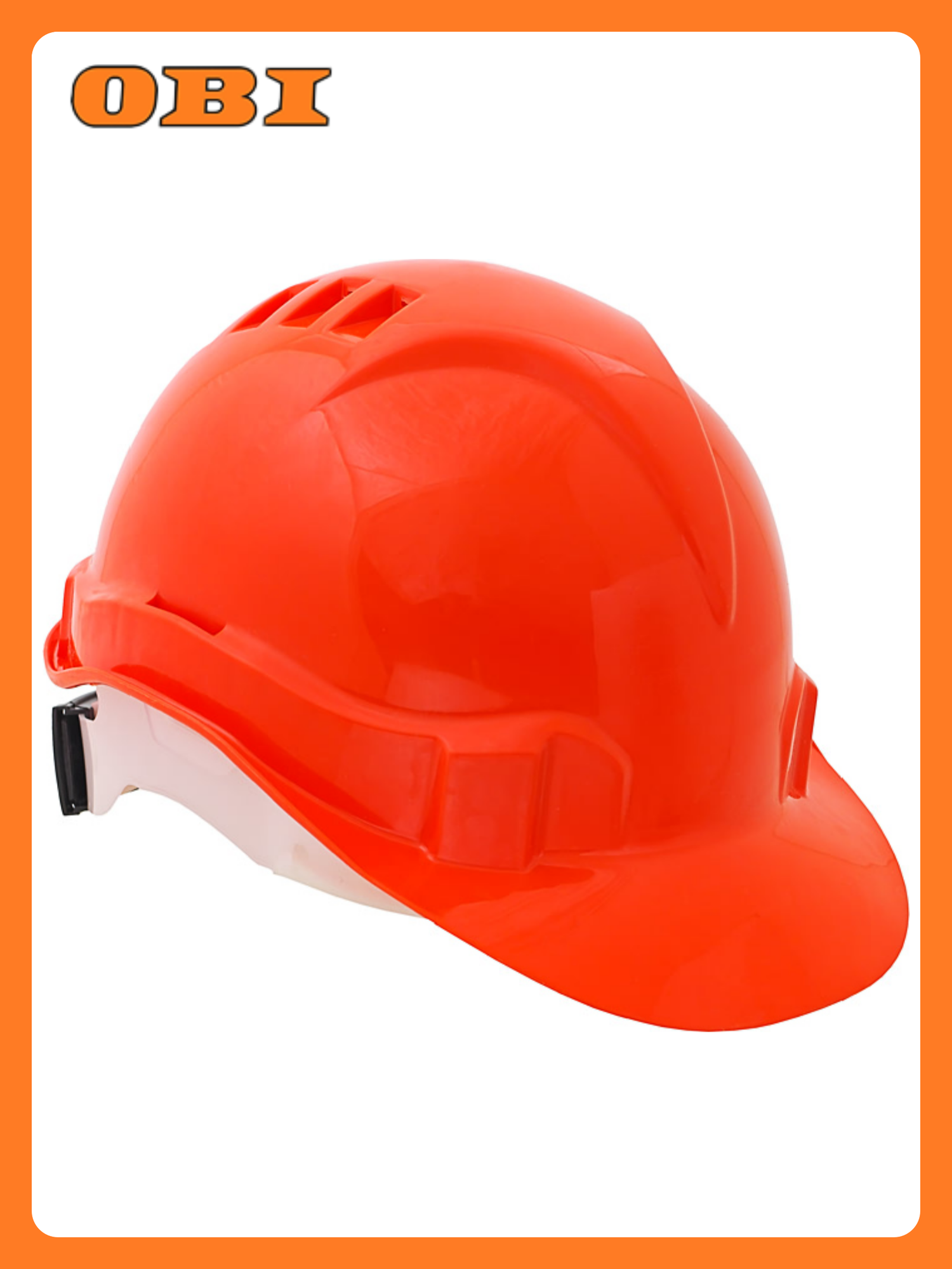 Каска защитная КЭС Европласт с храповым механизмом оранжевая