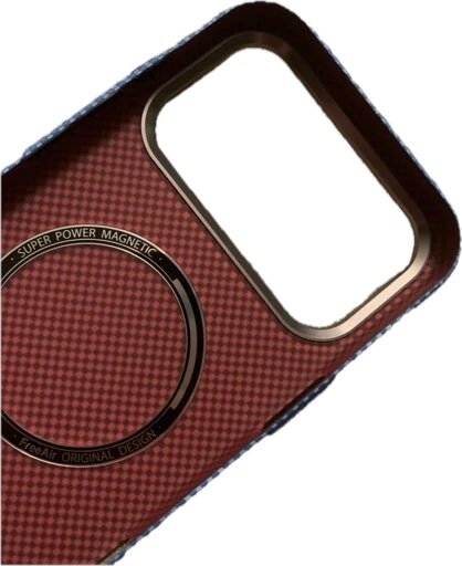 Чехол, для iPhone 17 pro max , карбоновый, Classic, Free Air, защита — фото 1