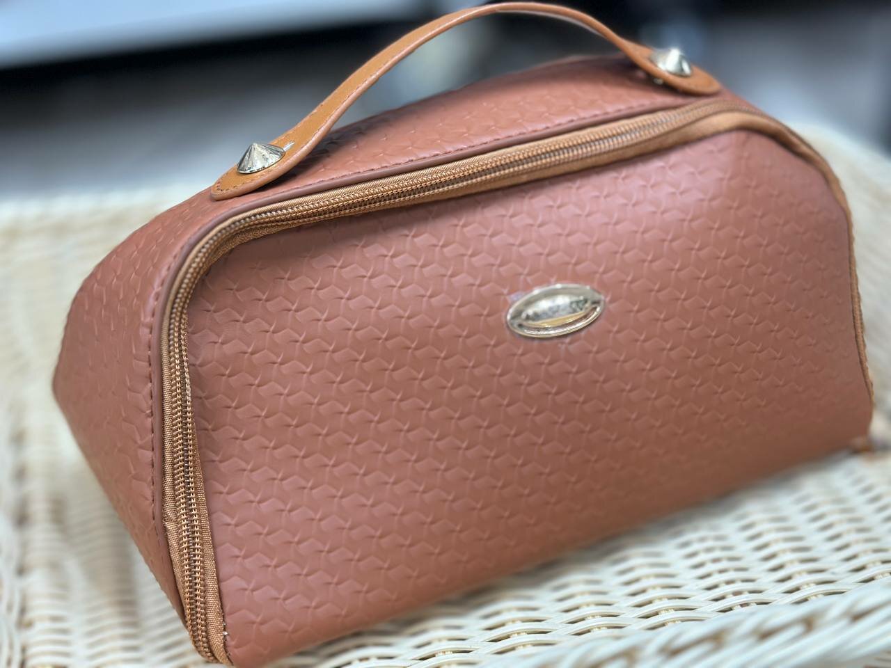 Косметичка , коричневый — фото 1