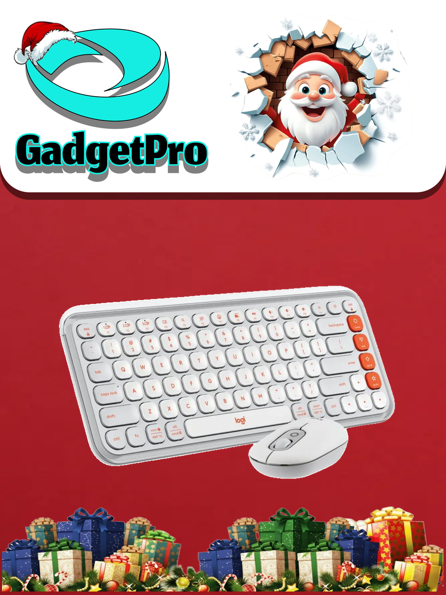 Yesido KB42: Беспроводной комплект клавиатура + мышь, 2.4G, тонкий дизайн, USB, для ПК и Smart TV