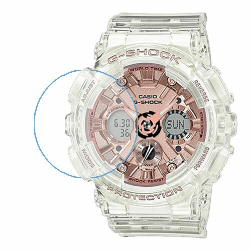 Скрин Мобайл защитный экран для часов Casio GMA-S120SR-7A из нано стекло 9H