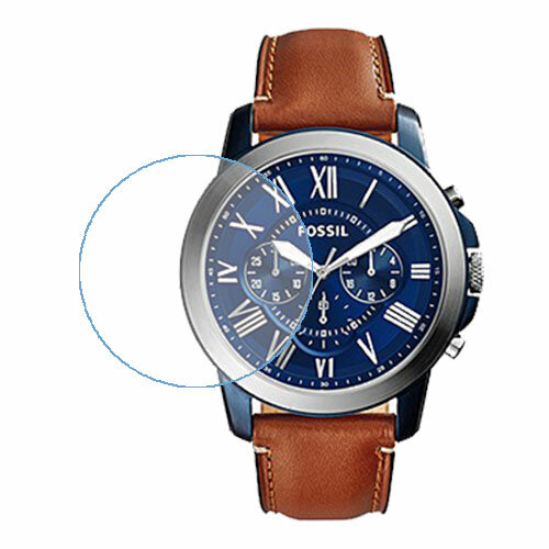 Скрин Мобайл защитный экран для часов Fossil FS5151 из нано стекло 9H