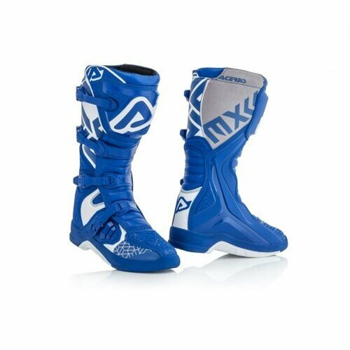 фото Мотоботы кроссовые acerbis x-team blue/white 44