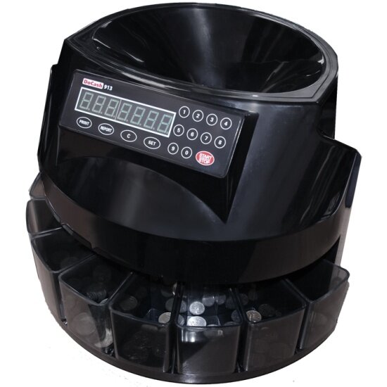 Счетчик-сортировщик монет Docash 913