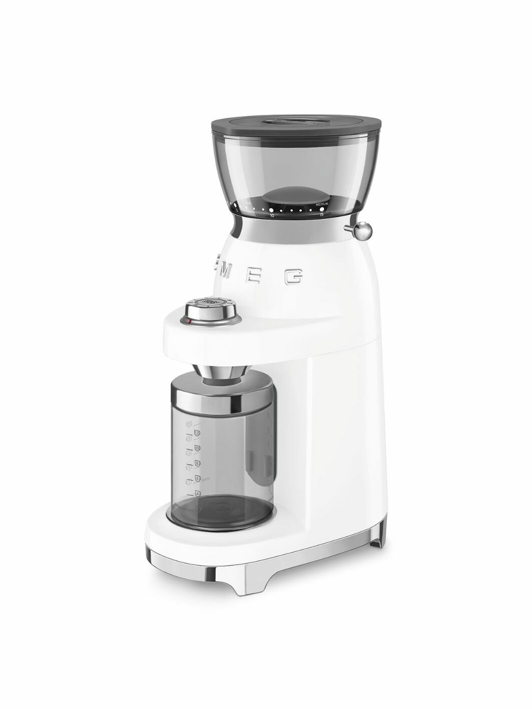 Кофемолка SMEG CGF03WHEU, белый — фото 1