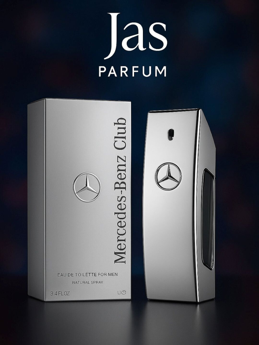 Туалетная вода "MERCEDES-BENZ CLUB", мужской аромат, Франция, 100мл