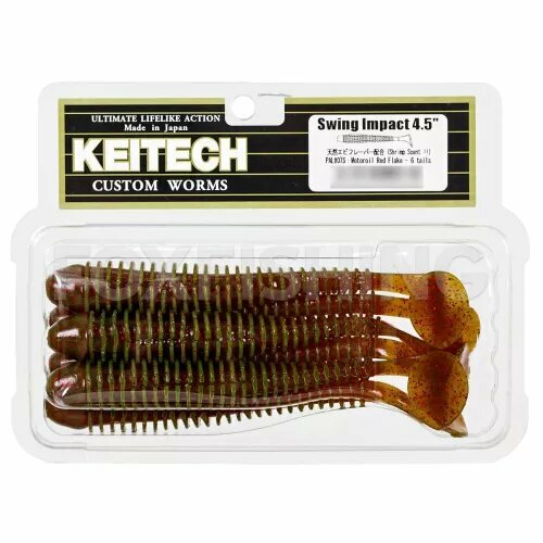 Силиконовая приманка Keitech Swing Impact 4.5 11,4см. вес: 9гр. 6шт. PAL#07