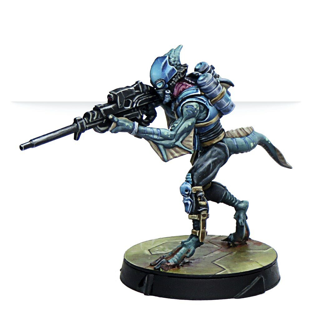 Набор миниатюр для настольный игры Inifinity Helot Militia (PanOceania) — фото 1