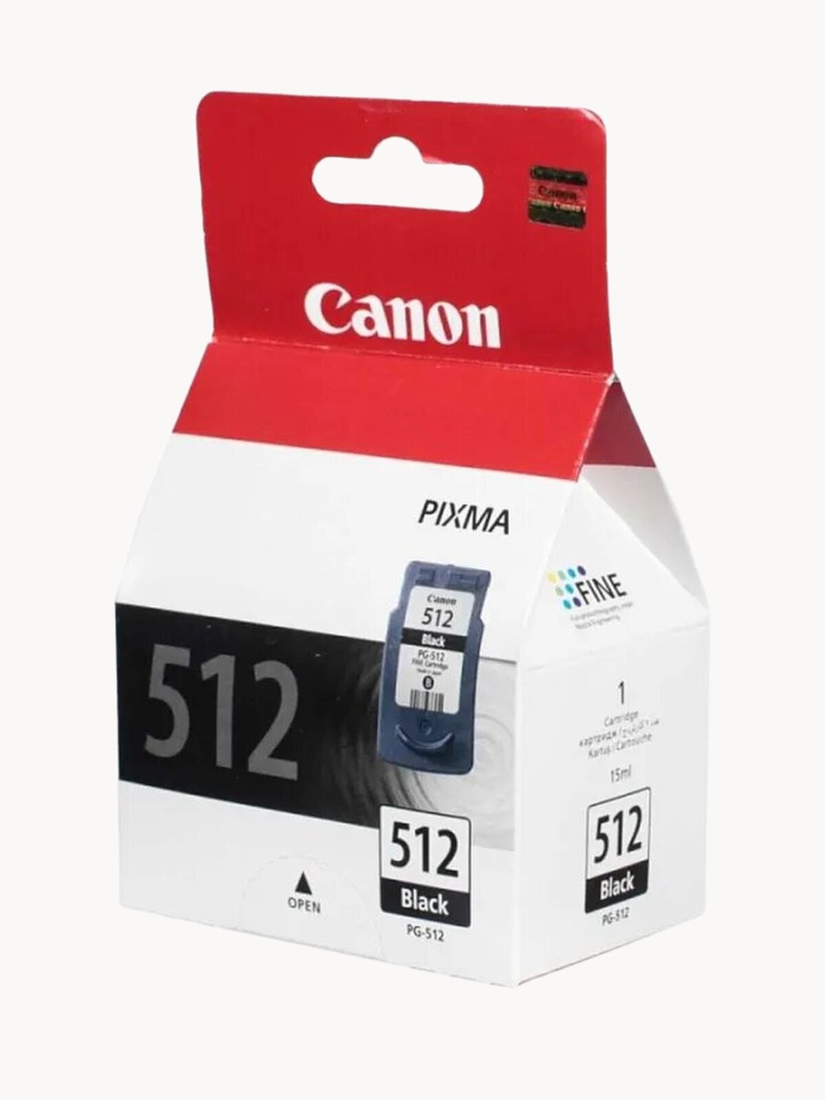 Картридж CANON PG-512 (2969B007) (Bk) оригинальный для PIXMA MP240, MP250, MP260, MP270, MP280, MP480, MP490, iP2700