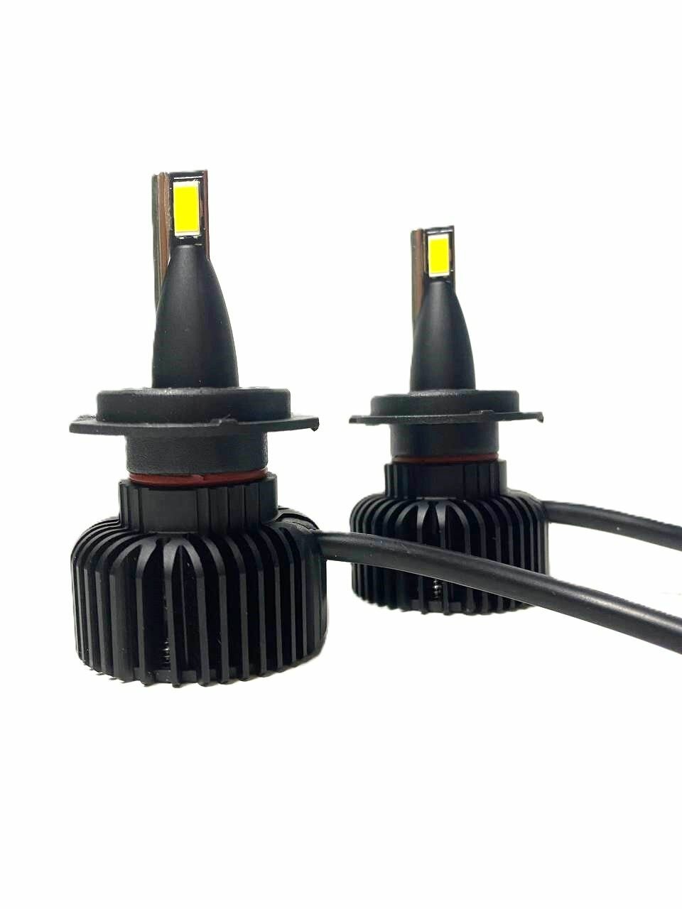 Светодиодные LED лампы H7 с мини линзой — фото 1