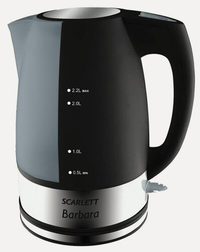Изображение товара Чайник Scarlett SC-1020 2.2л. 2200Вт черный (пластик)