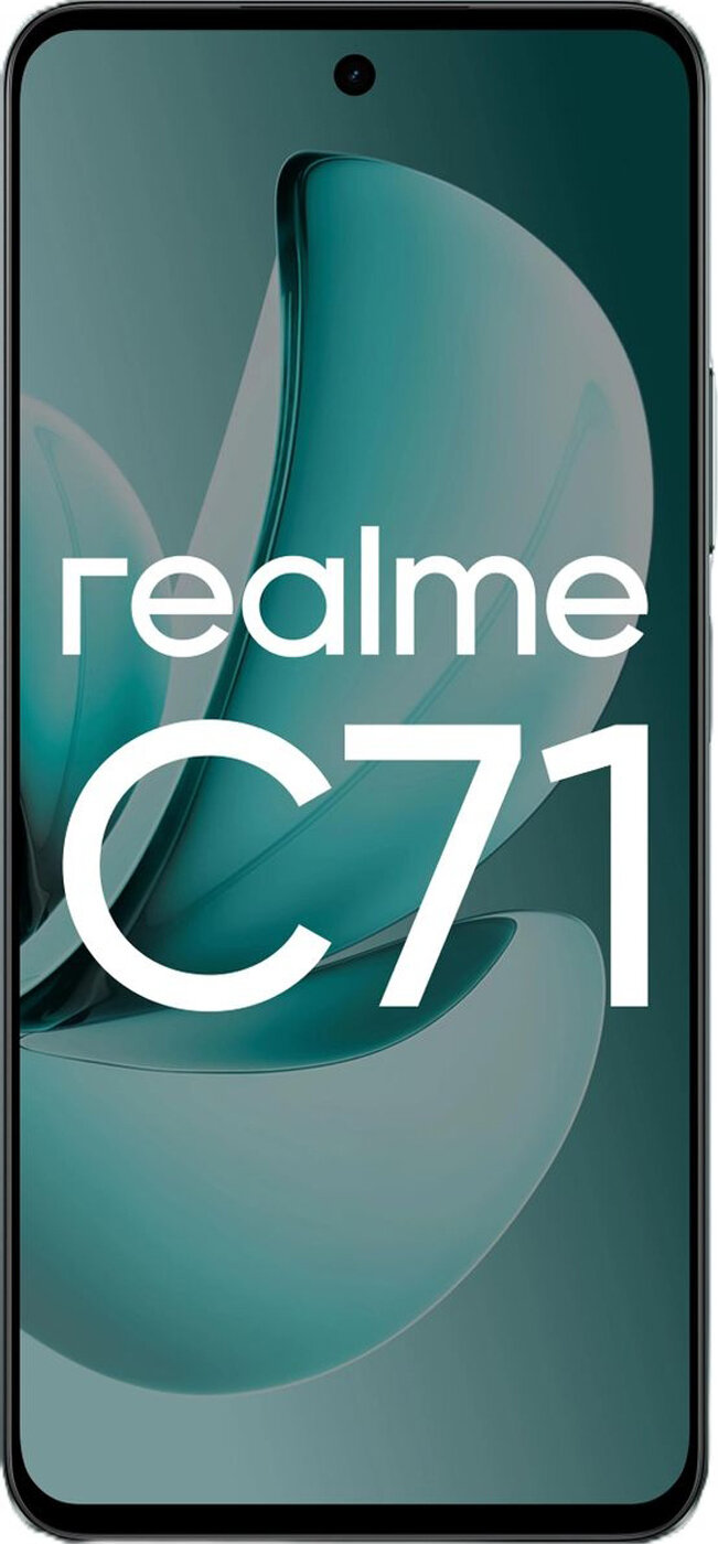 Смартфон Realme C71 RMX5303 128Gb 8Gb зеленый — фото 1