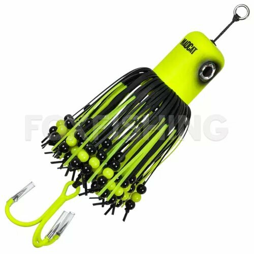 Приманка на сома Madcat A-Static Clonk Teaser Treble Hook FLUO YELLOW UV 100гр