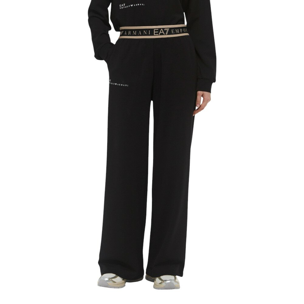 Брюки EA7 EMPORIO ARMANI, размер M, черный
