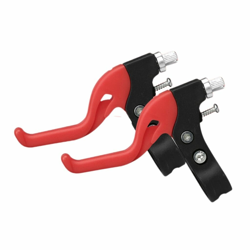 Тормоз для велосипеда, Ручки тормозов детского велосипеда - красные, 1 пара