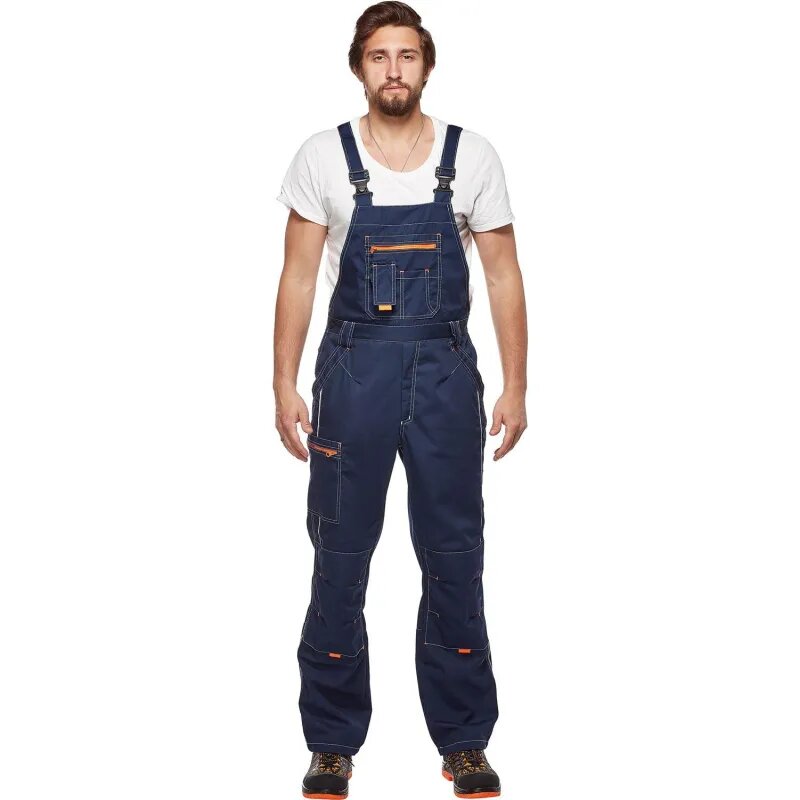 Полукомбинезон муж. л34-ПК т. син/вас (р.44-46) 158-164 (мод. ПОЛ208)