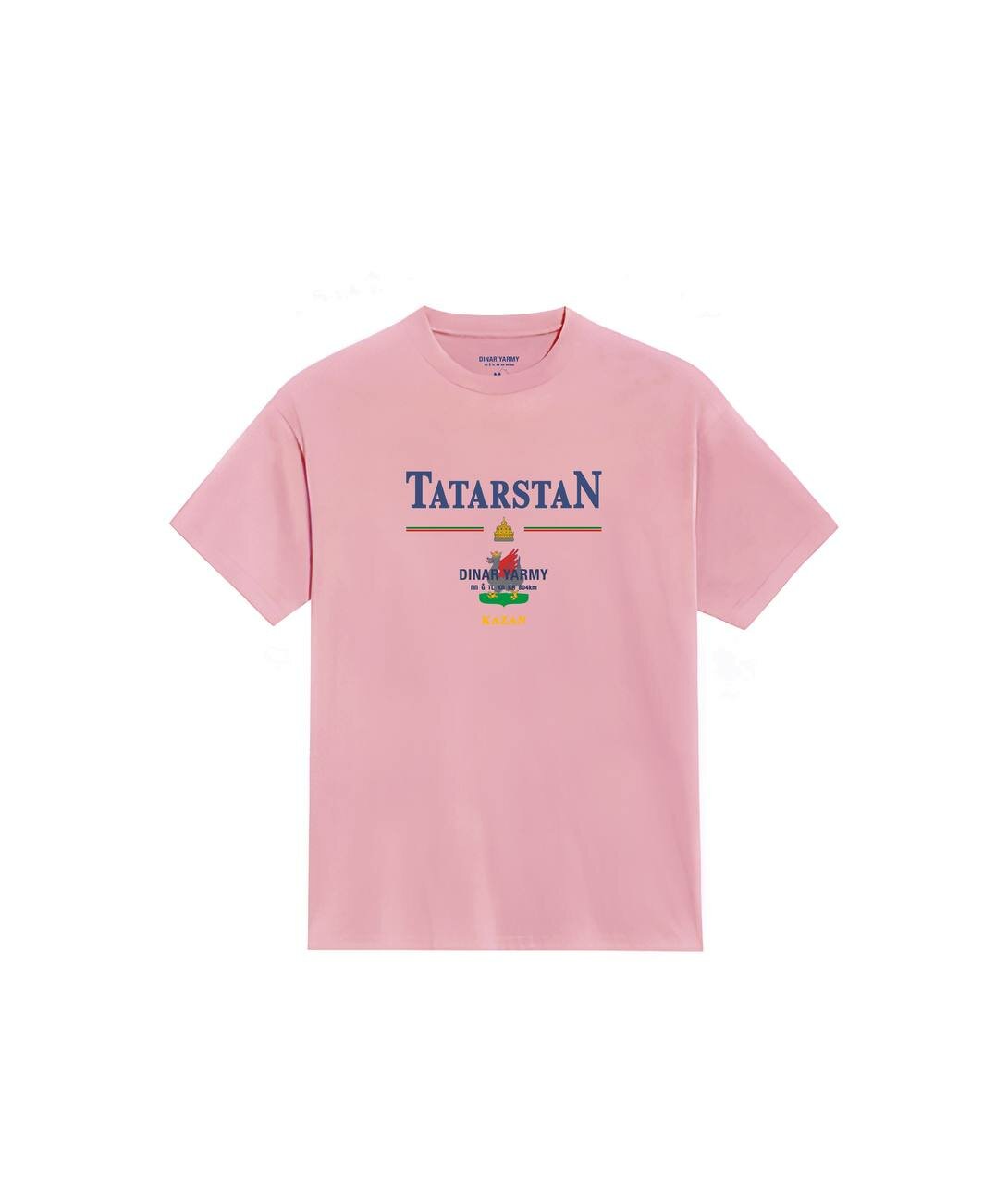 Футболка Dinar Yarmy Tatarstan, размер XS, розовый