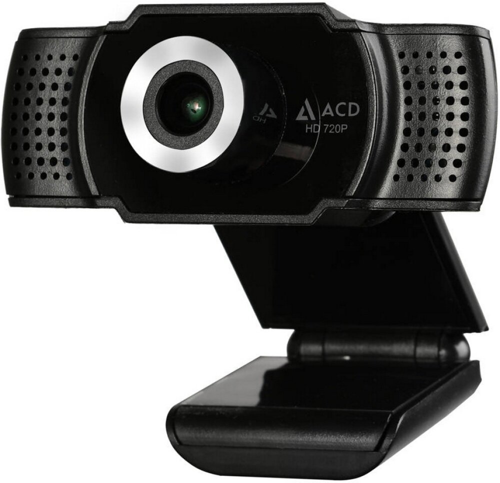 Веб-камера ACD-Vision UC400 CMOS 1.3МПикс, 1280x720p, 30к/с, микрофон встр, кабель USB 2.0 1.5м, шторка объектива, универс. крепление, черный корп. (551769)
