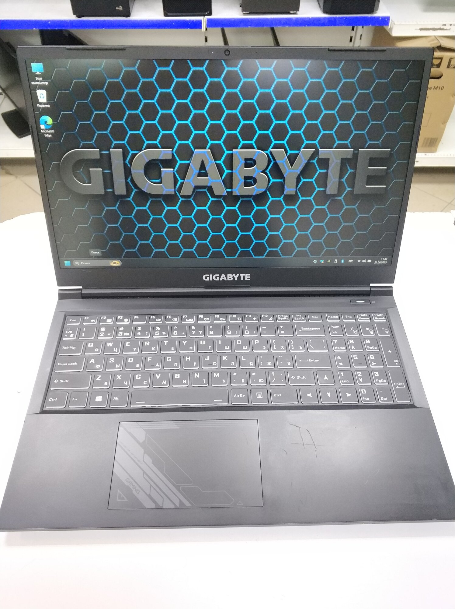 15.6" Ноутбук Gigabyte G5; Intel Core i5-12500H,12x4.5Ghz; RAM 16Gb DDR4; SSD NVMe: 512Gb; Nvidia GeForce RTX4050, 6Gb