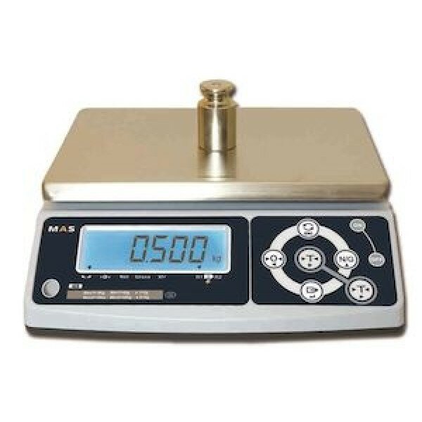 Порционные весы MAS MS-25, НПВ 25 кг, питание от аккумулятора