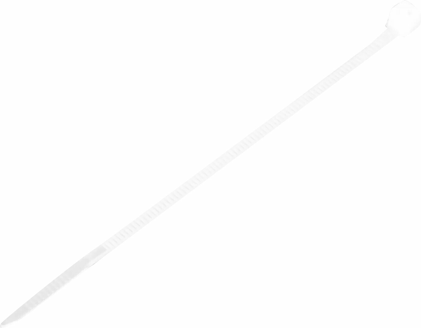 Кабельная стяжка Защита Про 2.5x100 мм нейлон цвет белый 50 шт.