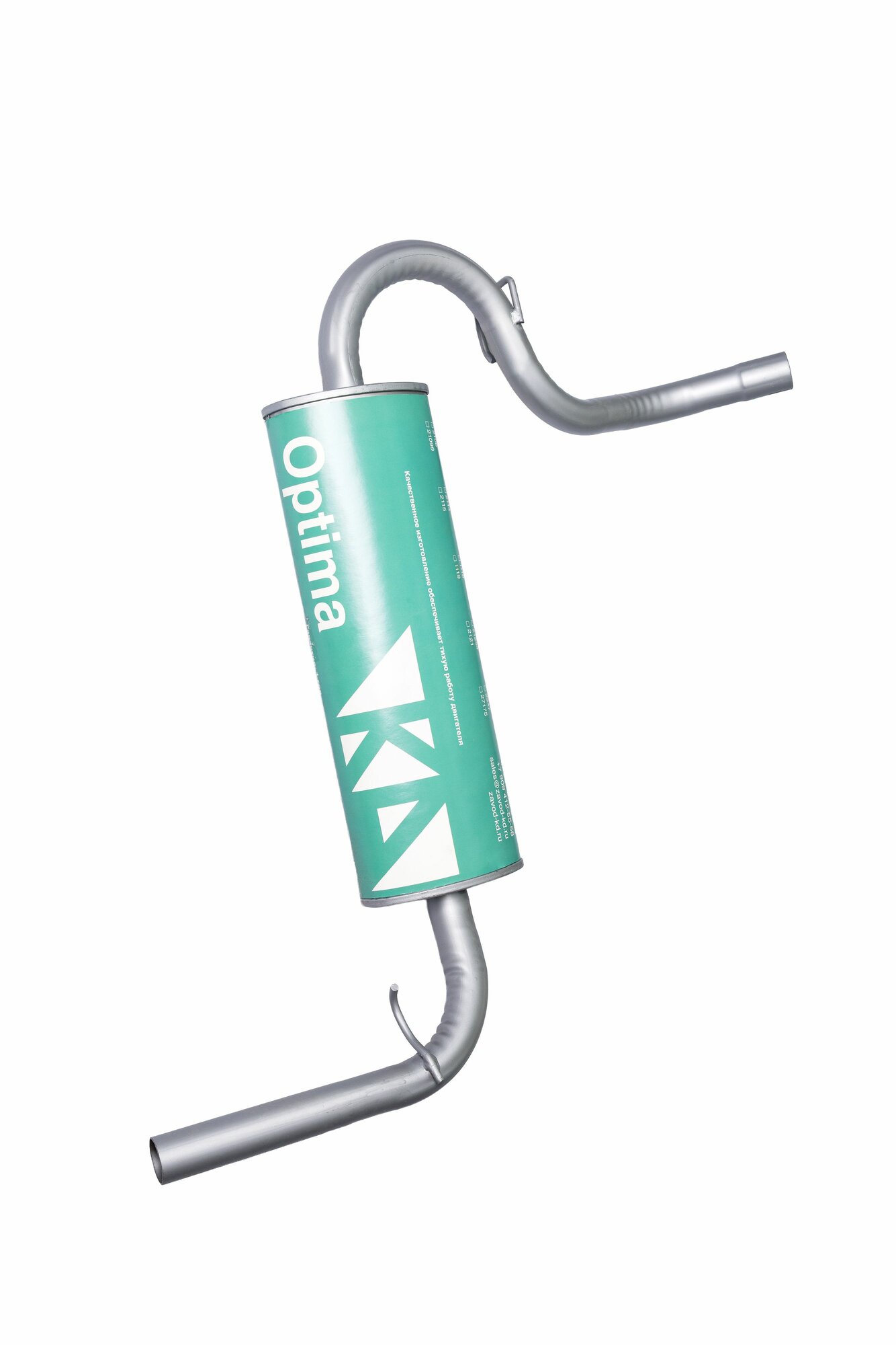 Автомобильный основной задний глушитель КД Optima из углеродистой стали для машин ВАЗ 21213 21214