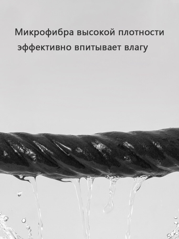 Тряпка из микрофибры 30×40 см для уборки, стекол, пола, кухни и автомобиля — фото 1