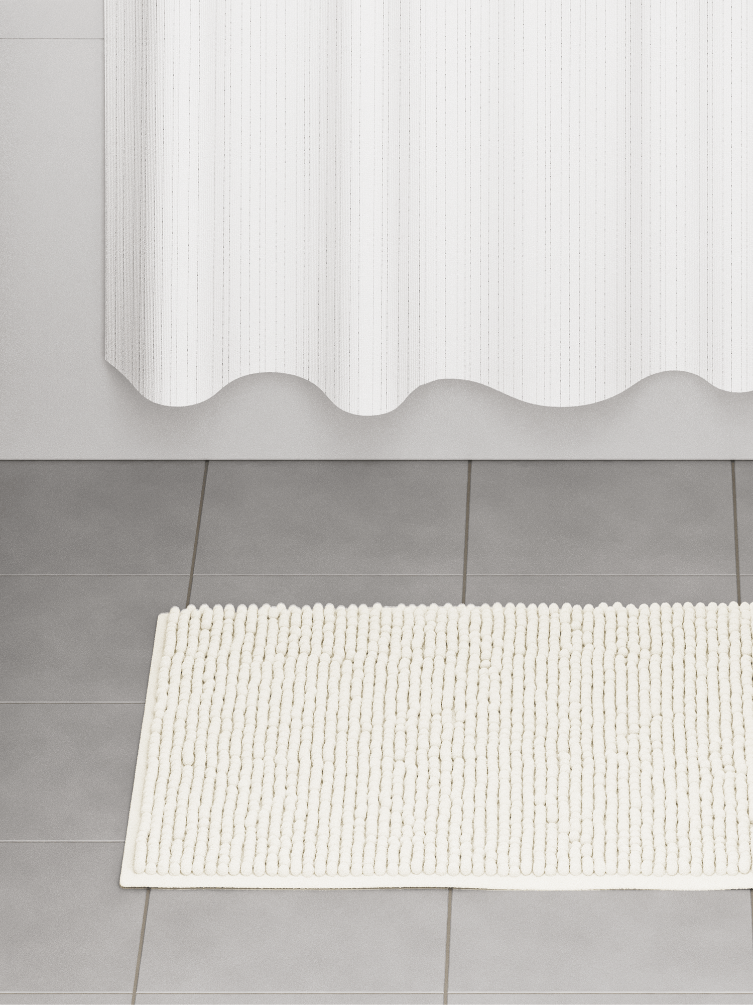 Картинки Коврик для ванной комнаты Homsly, 50*80 см, белый, коллекция Askilo, 8H-013-TMFW-ASK