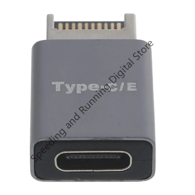USB-разъем для передней панели типа E к USB C, кабель-адаптер расширения типа C, разъем для материнской платы настольного компьютера