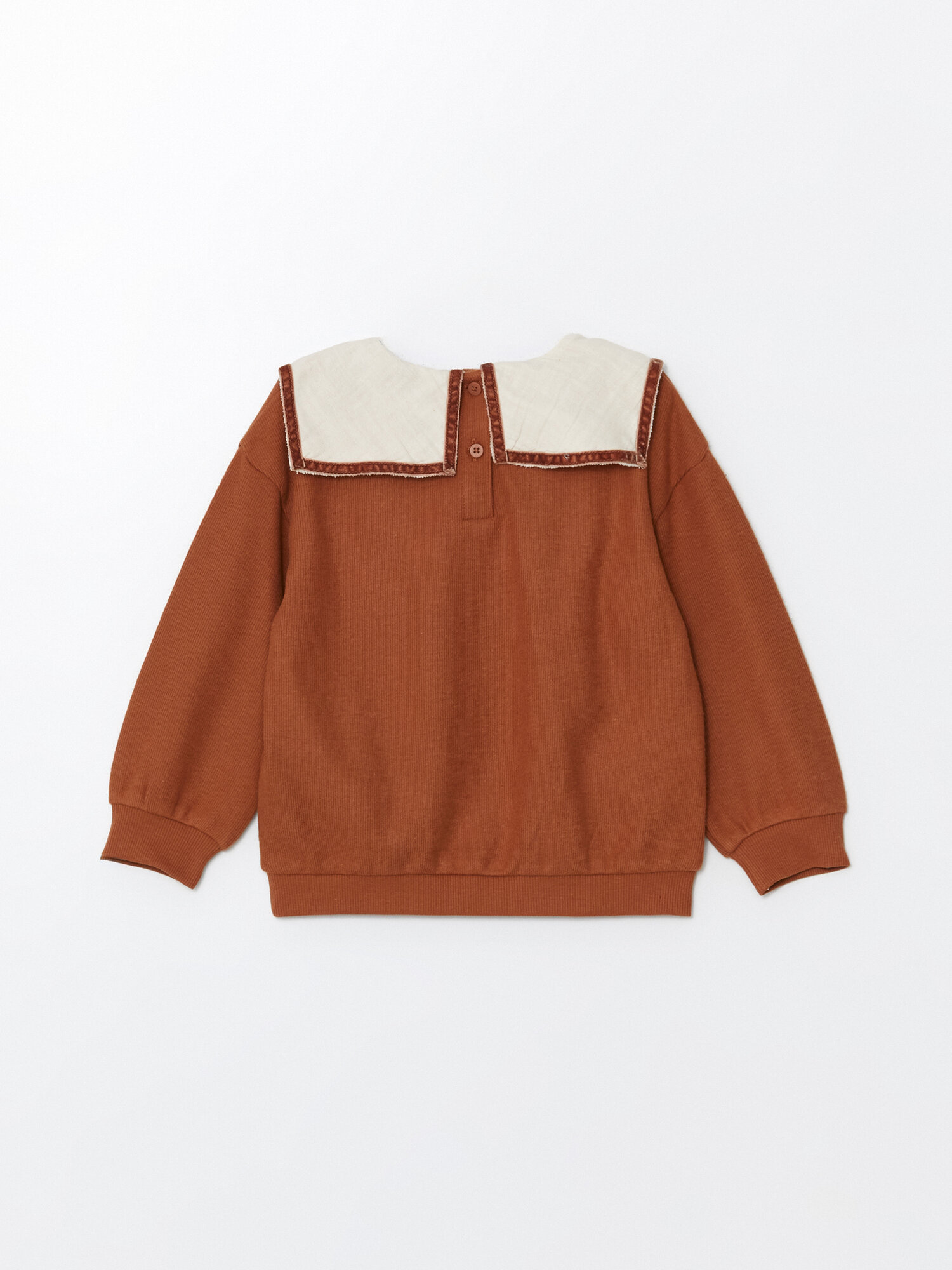 Свитшот LC Waikiki, размер 24-36 мес, светло-коричневый — фото 1