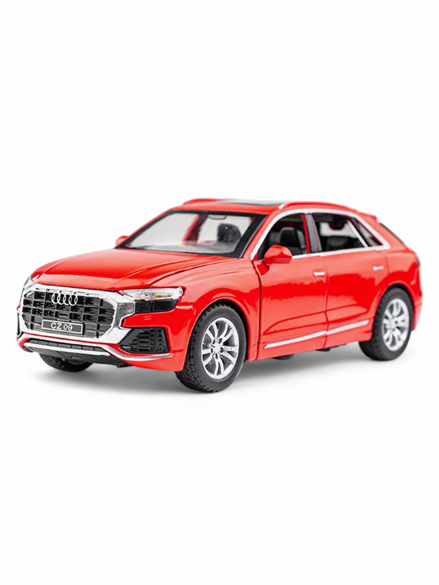 Модель машинки Audi Q8 инерционная, 1:32 красная — фото 1