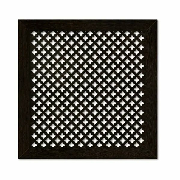 Экран для радиатора Готико 60x60 см МДФ цвет венге