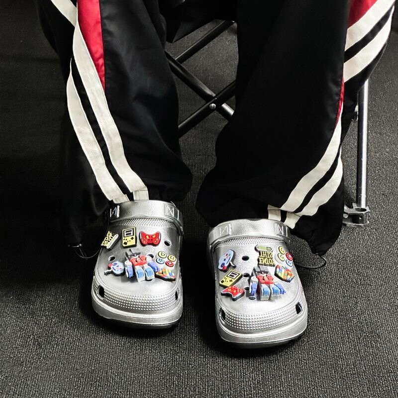 Сабо Robot, размер 37-38, стальной — фото 1