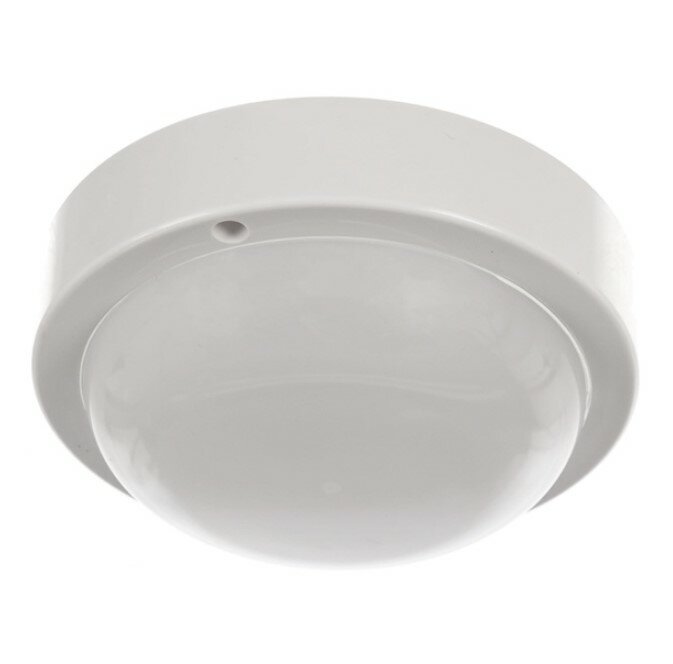 Светильник светодиодный ЖКХ Gauss ECO 8W 4000K 230V 680Lm IP65 круглый D140 белый 126418208