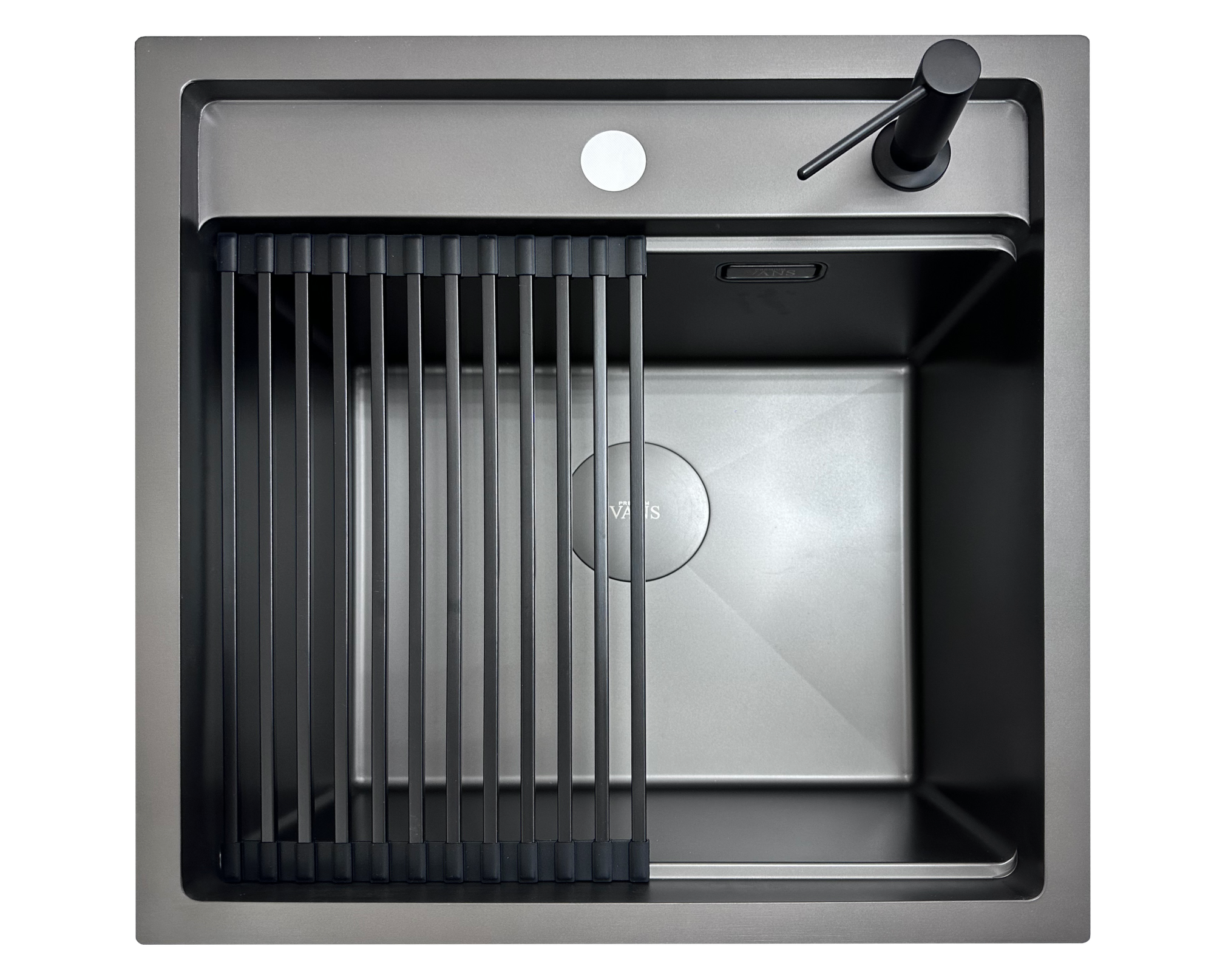 Кухонная мойка "VANS PREMIUM" 500*505*240 мм Black matte