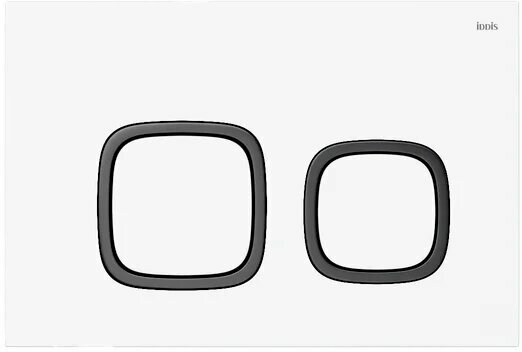 Кнопка смыва для унитаза IDDIS Unifix UNI04WBi77 белая