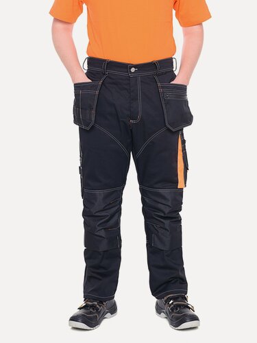 Изображение товара Брюки рабочие Мастер 22, мужские, черный, Б, размер 52-54, рост 182-188, летние, плотная ткань