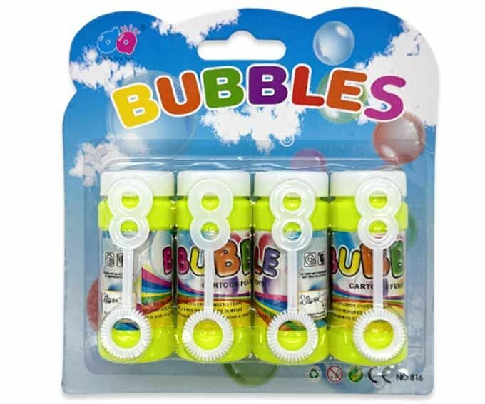 Набор мыльных пузырей INTELLIGENT Bubbles, 50 мл, ассорти, 4 флакона