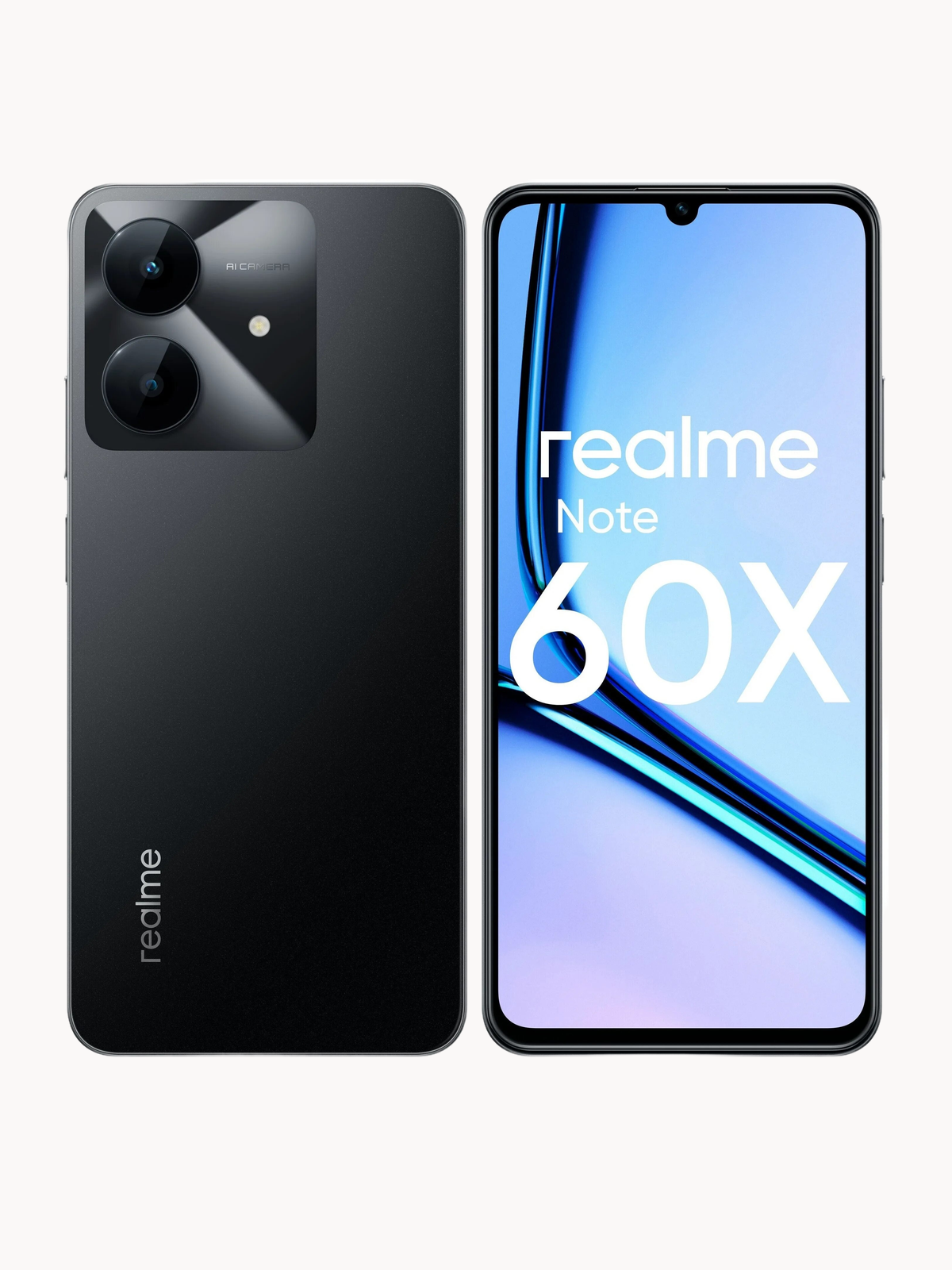 Смартфон realme Note 60x 3/64 ГБ RU, Dual nano SIM, Android 14, черный