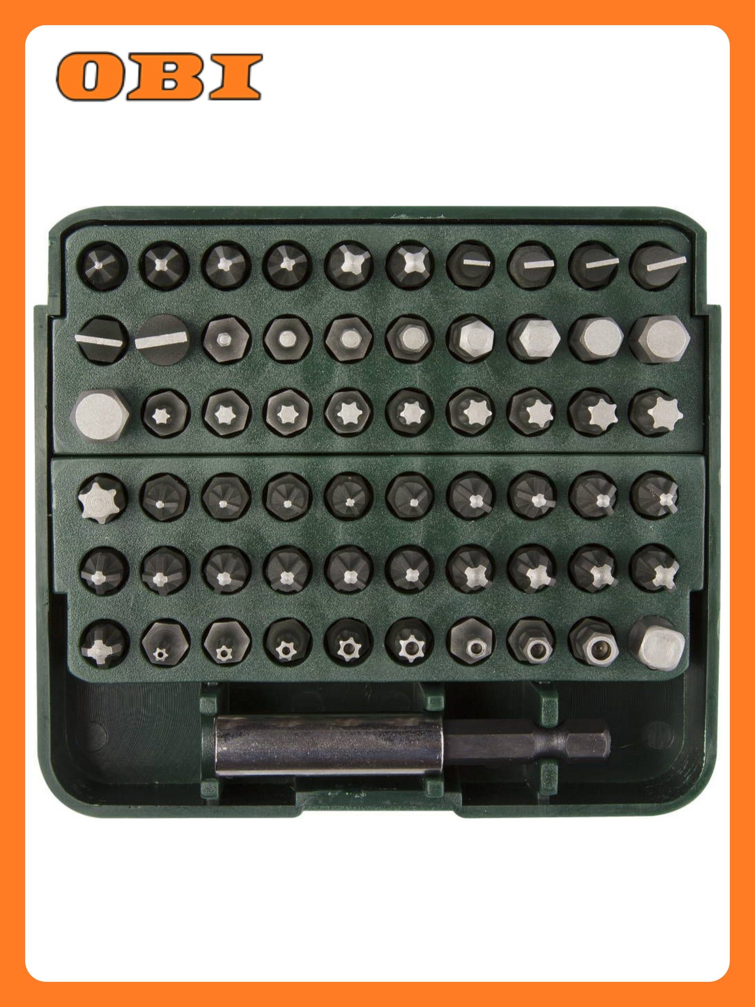 Набор бит и адаптеров KRAFTOOL 61 шт.