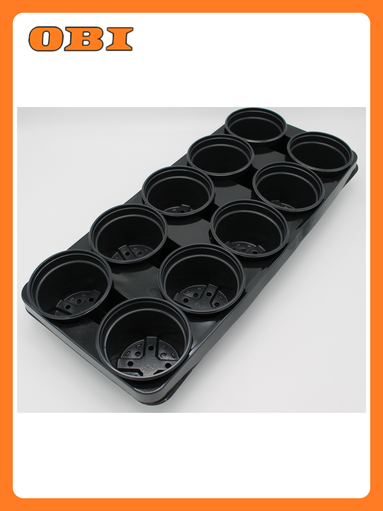 Транспортная кассета с круглыми горшками d 11 см 10 горшков