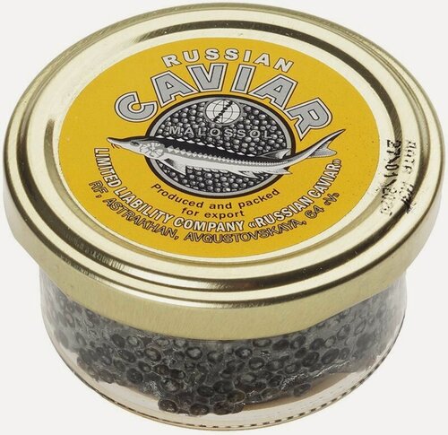 Изображение товара Икра черная осетровая малосоленая без консервантов замороженная 50г