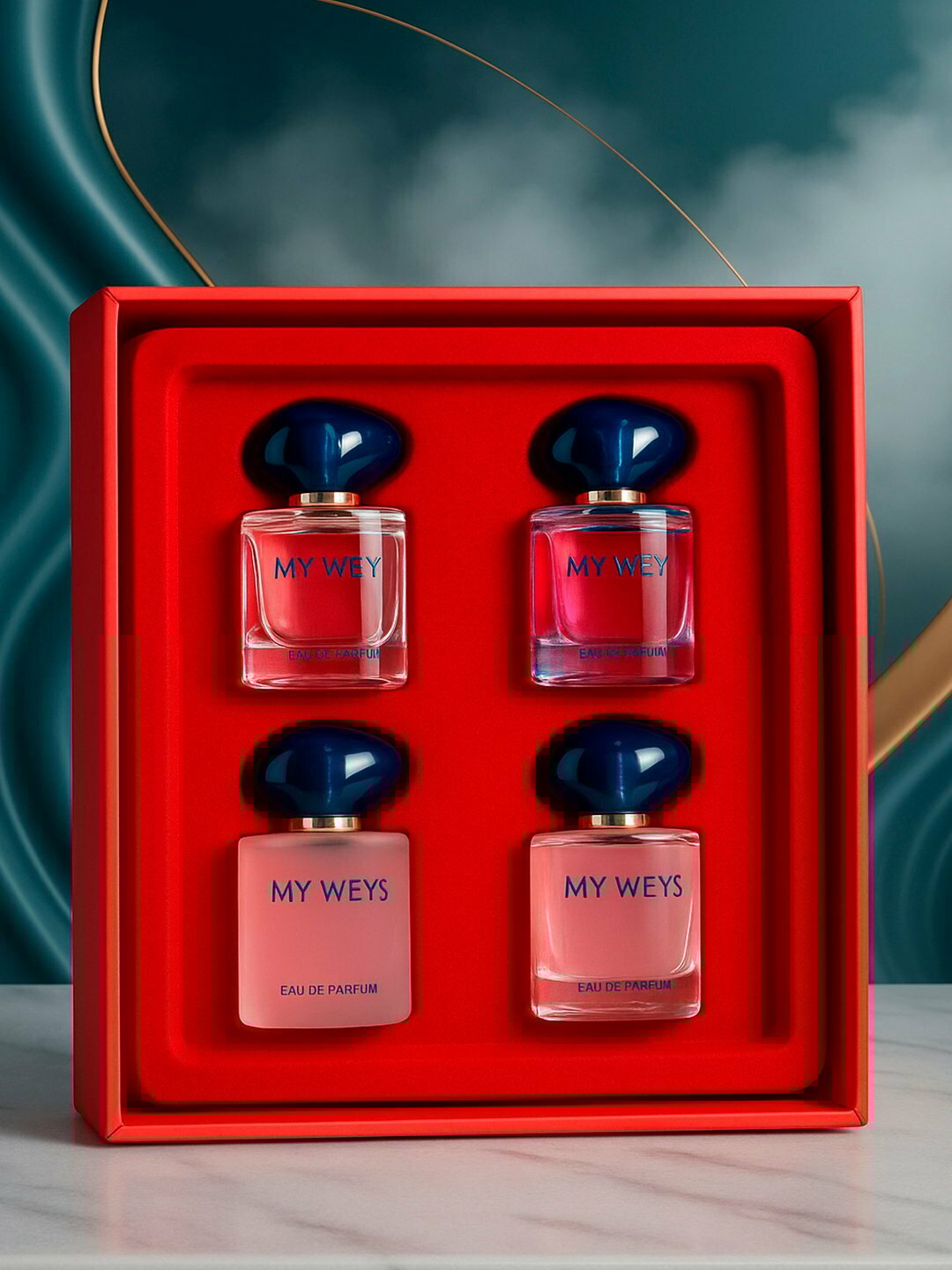 Набор духов "Giorgio Armani My Way", женские, перезаполняемые флаконы, 50 мл, 4 шт